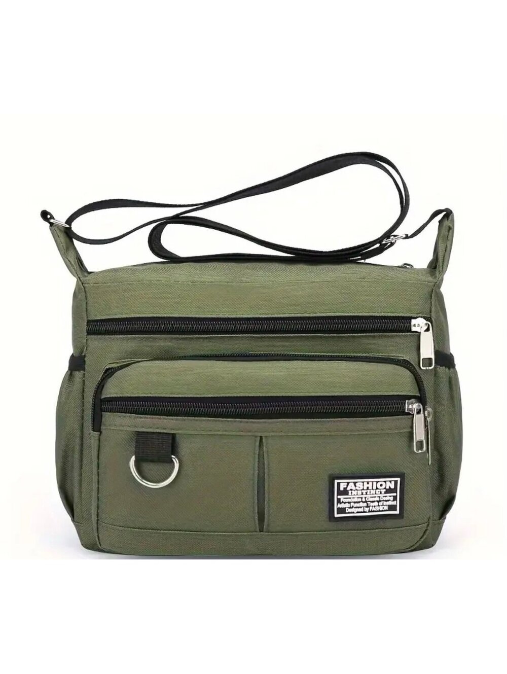 New - Trendy - Multi-Functional Organizer Crossbody / Shoulder Bag - Green